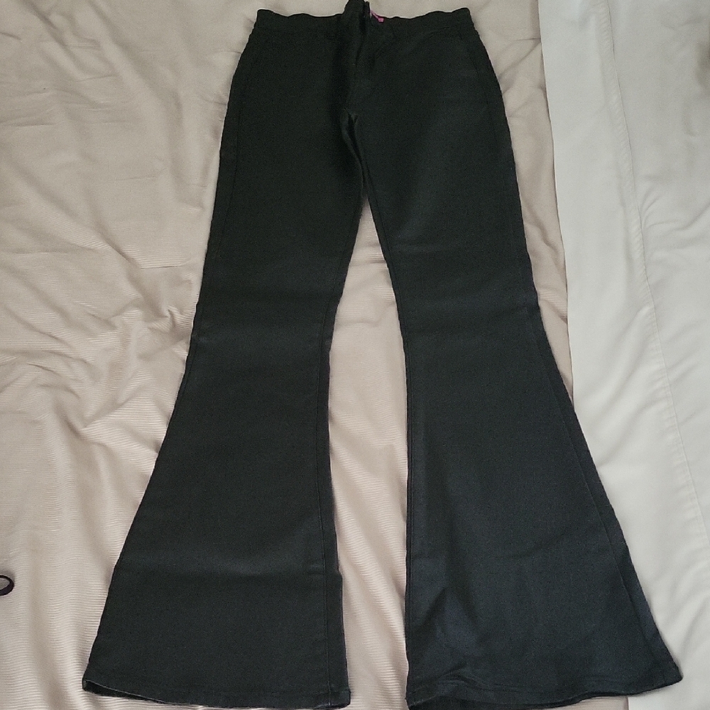 Edikted Black Satin Pants